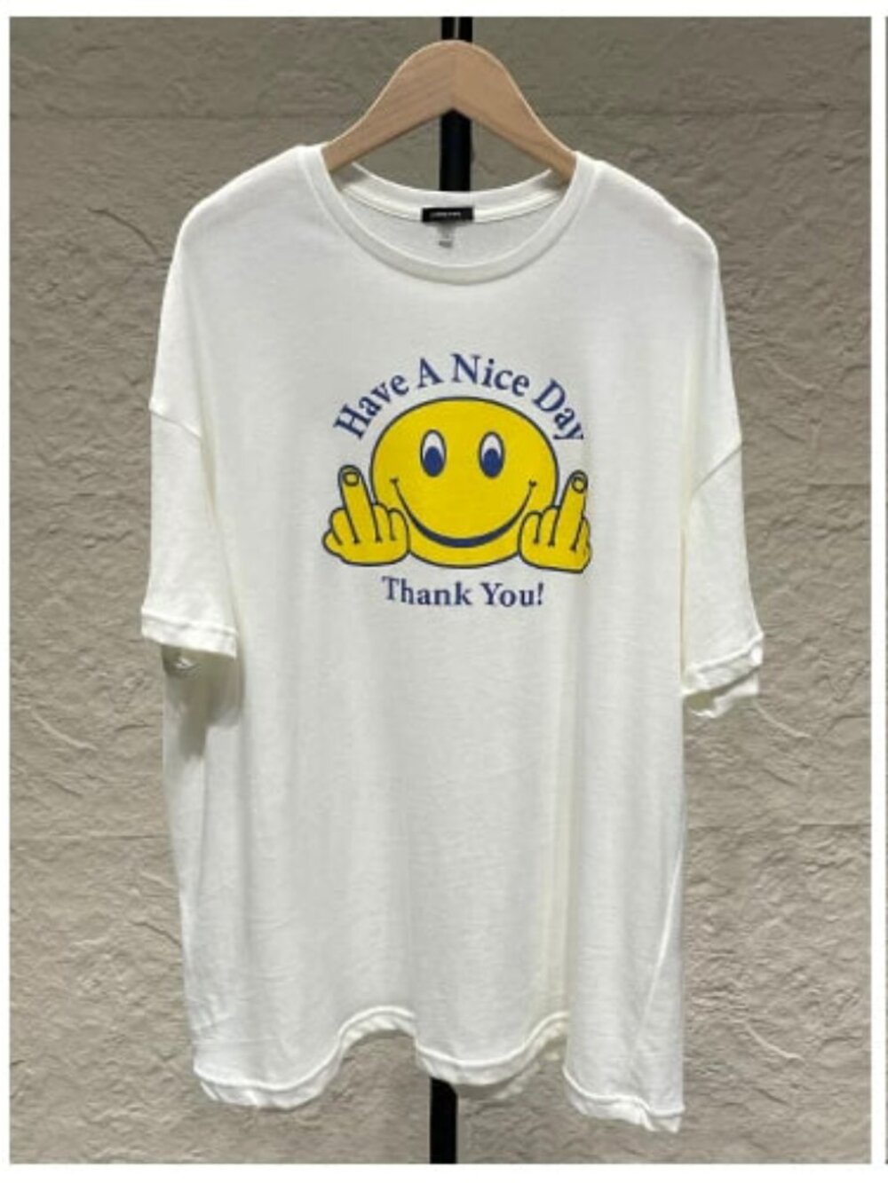 R13 NWOT Have A Nice Day T-Shirt Ecru S - Picture 4 of 9